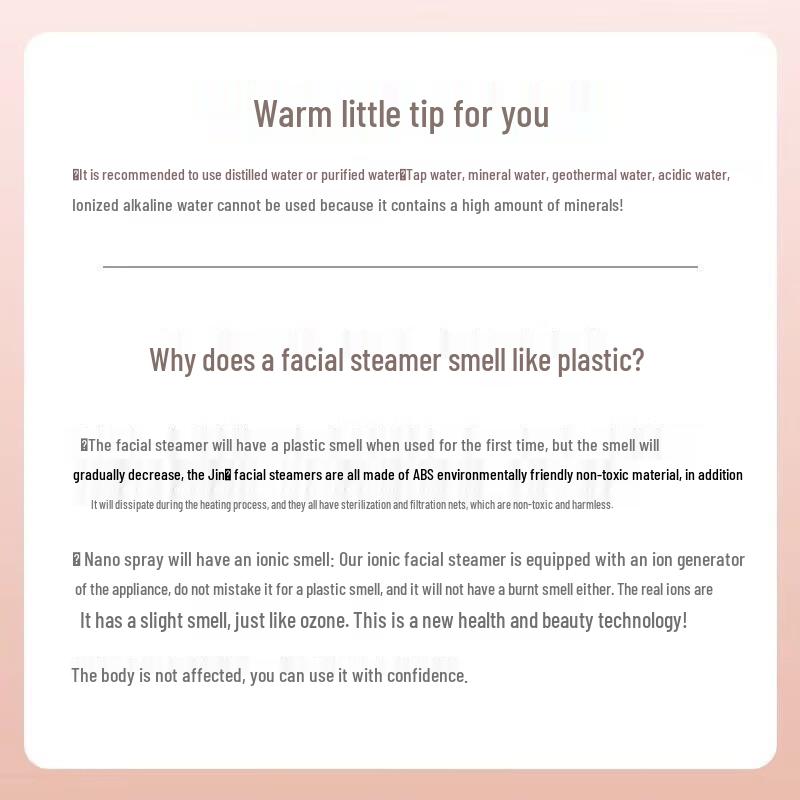 Jindao Hot and Cold Dual Spray Facial Steamer KD232 CN plug (adapter included)