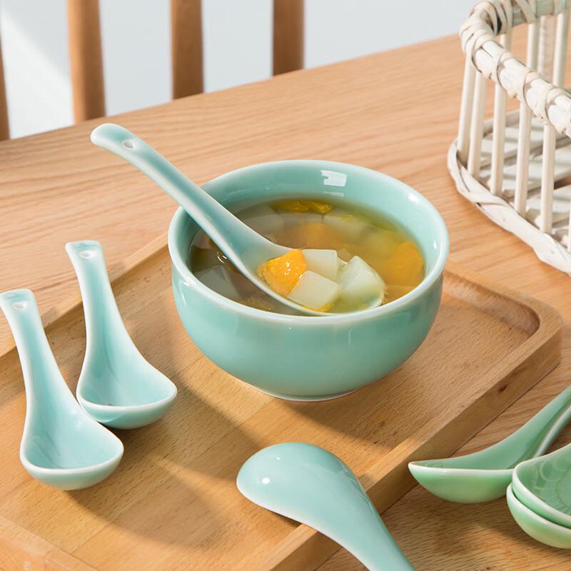 Zhi Shi Ceramic Long-Handle Spoon