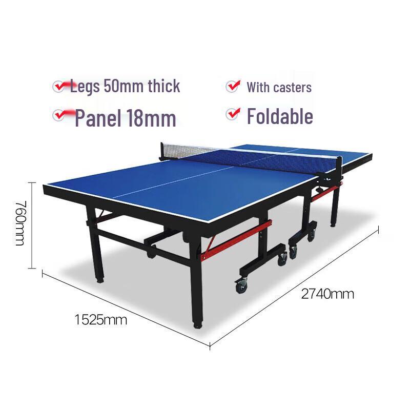 LanXie Standard Foldable Indoor Table Tennis Table