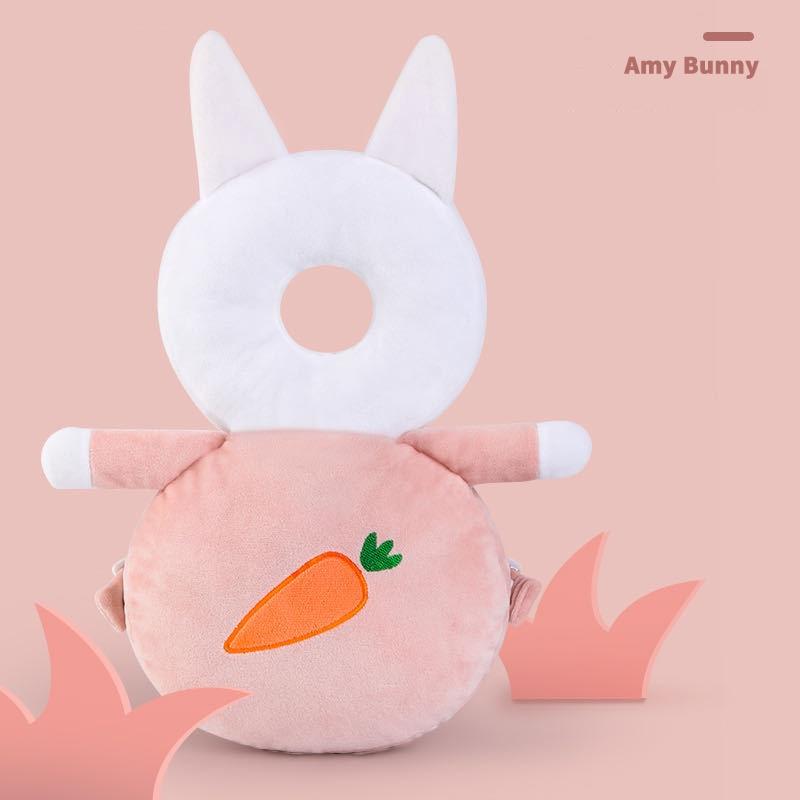 Protector pentru cap pentru copil mic Pernă de siguranță Pernă pentru spate Prevenirea rănirii Perne de securitate din desene animate Pernă anti-cădere respirabilă 1-3T