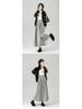 Women's High Waist Gray A-Line Skirt - Early Spring 2026 Collection, Slimming Mid-Length Design