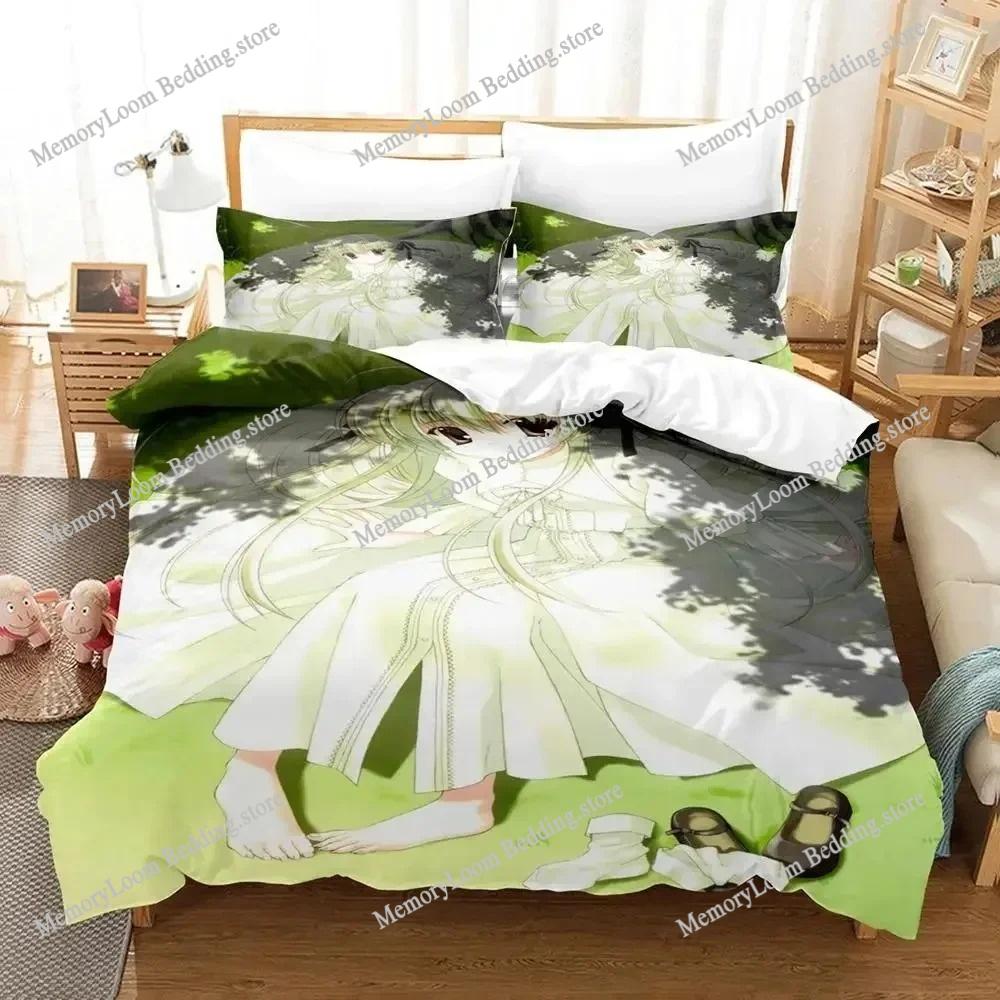 Yosuga no Sora Kasugano Cartoon Poster Sheets Quilt Covers Bedding Dormitory Sheets Bedding Set Soft Warm Bedding Set