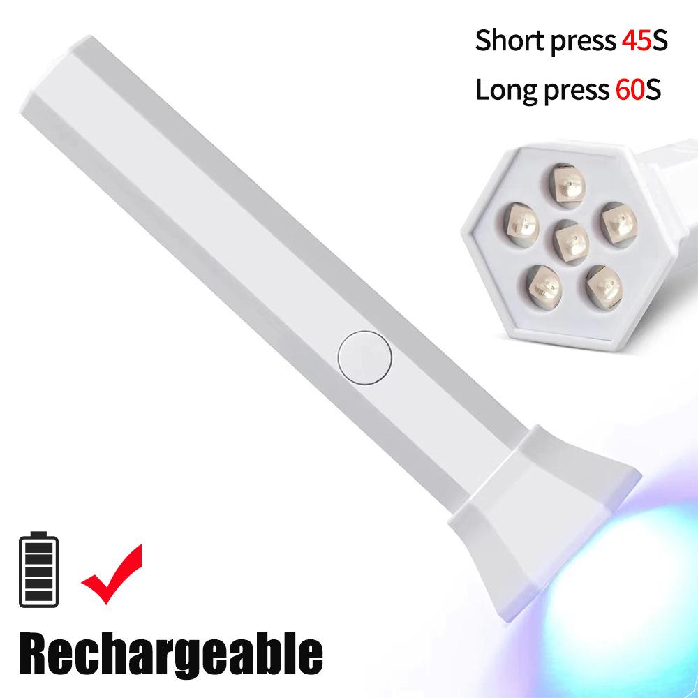 

Portable Hexagonal Diamond Nail Lamp YZ04 - Cross-Border Battery-Powered LED Nail Dryer