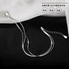 925 Silver Three Layer Snake Bone Bracelet for Women Korean Fashion Snake Bone Chain Bracelet Hip-Hop Party Jewelry