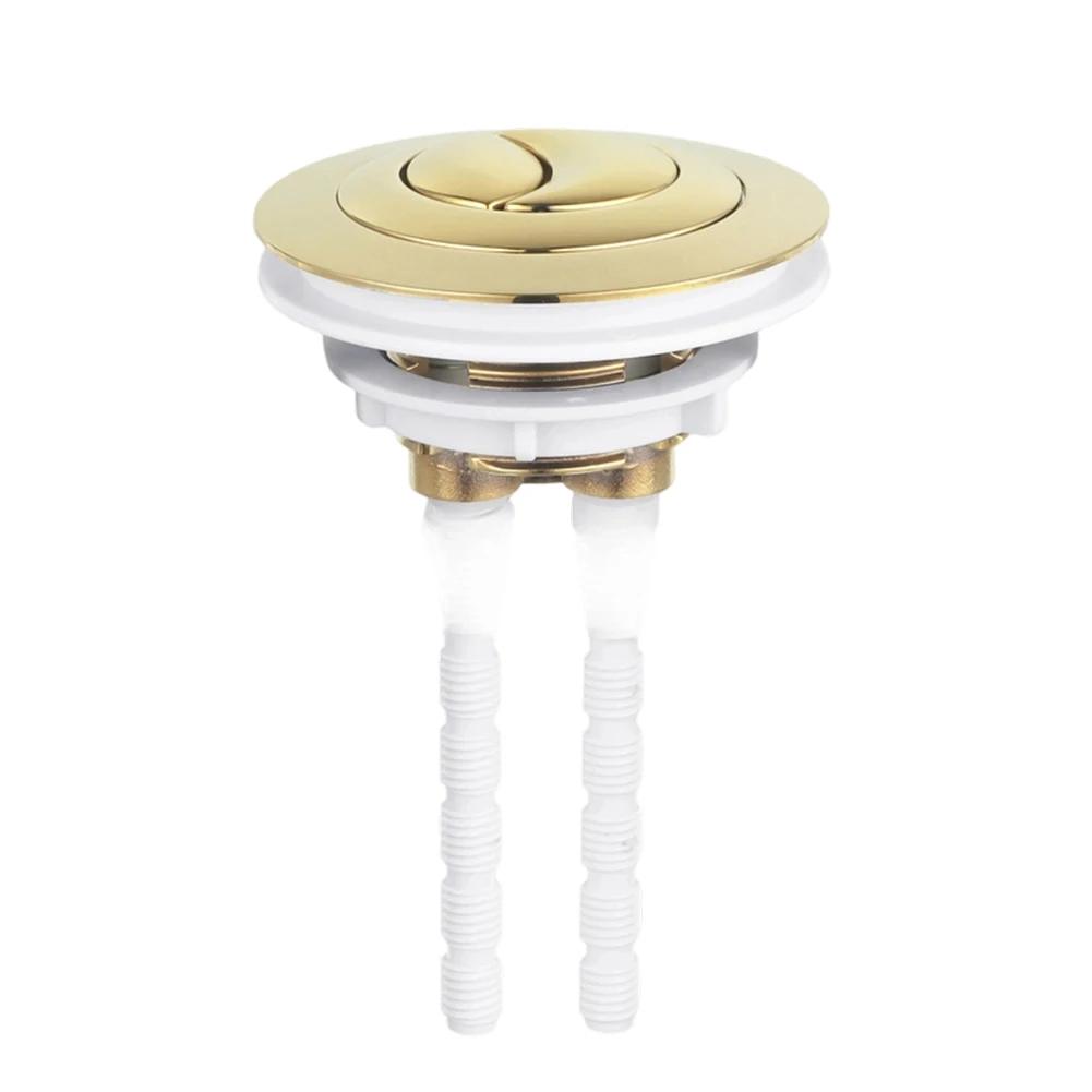 Replacement Toilet Cistern Push Button Dual Flush Toilet Flush Water Button Tank Valve 100mm Rod Bathroom Accessories