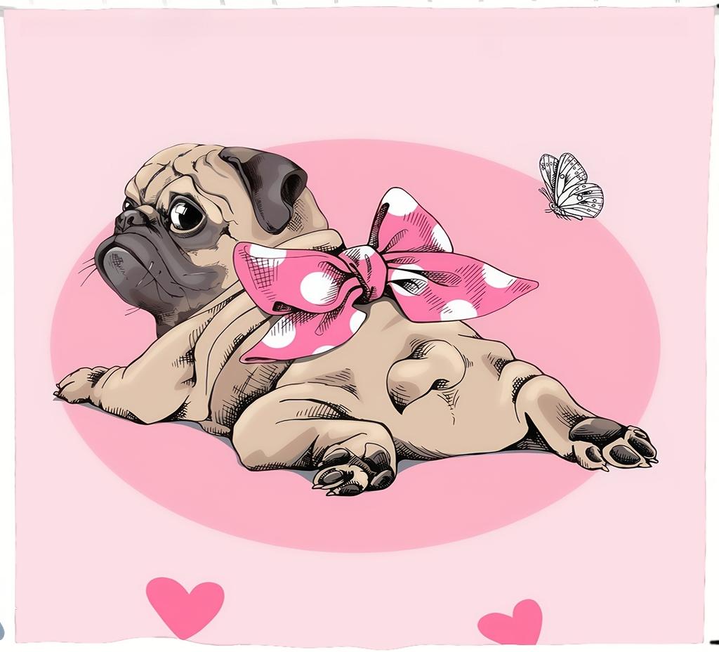 Cute Puppy Panda Crocodile Pattern Shower Curtain Bathroom Home Decoration Free Hook Polyester Fabric Single-Sided Printing