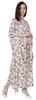 Moomaya Printed Sleep Loungewear For Women Kimono Sleeves Kaftan Resort Dress  Maternity