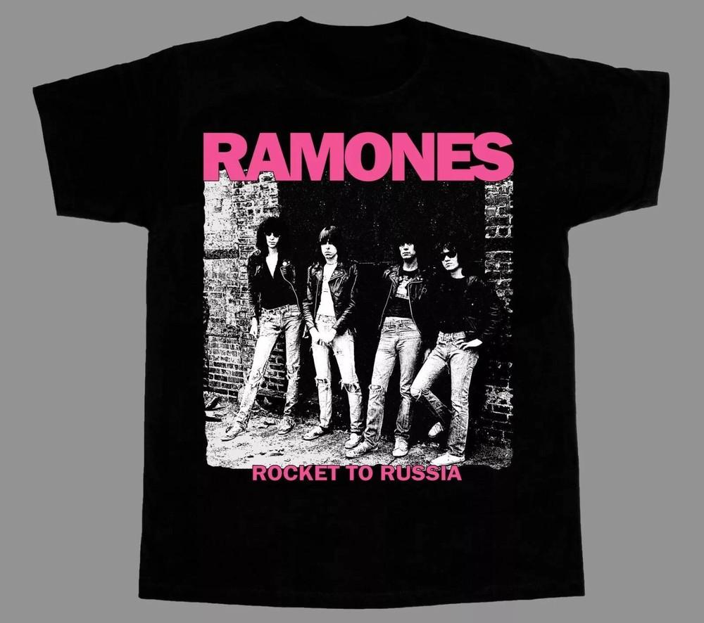 RAMONES РАКЕТА В РОССИЮ Унисекс Унисекс Футболка S