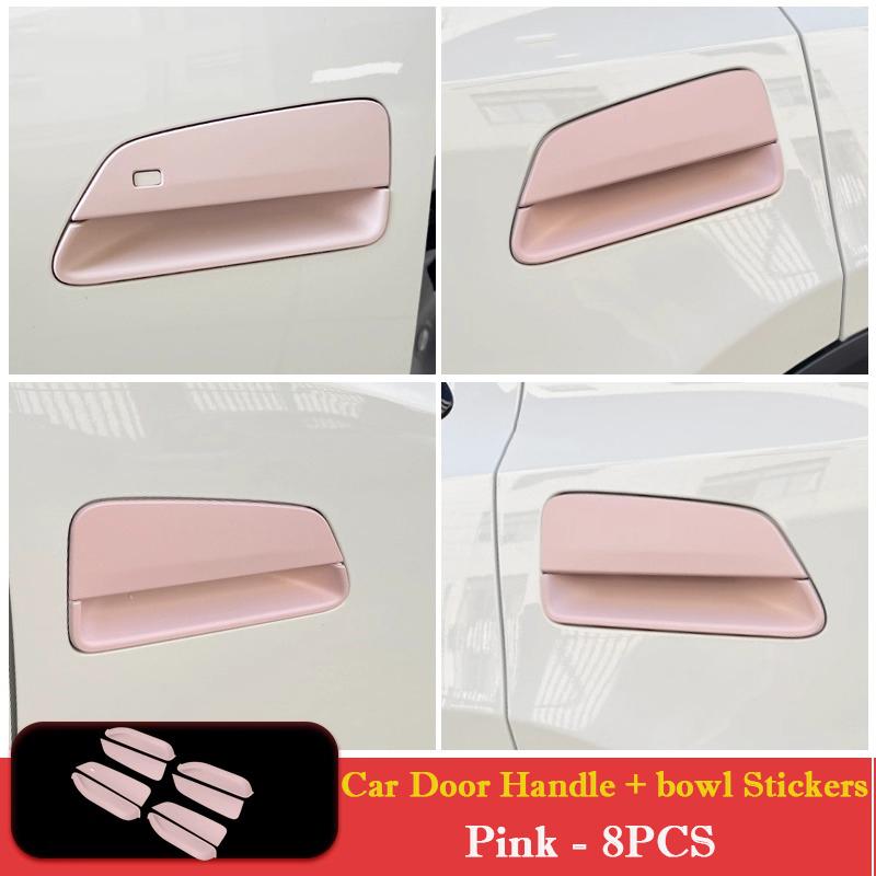 For BYD Seagull Dolphin Mini Surf ABS Car Door Handle Cover Door Bowl Protective Sticker Decoration Auto Styling Accessories