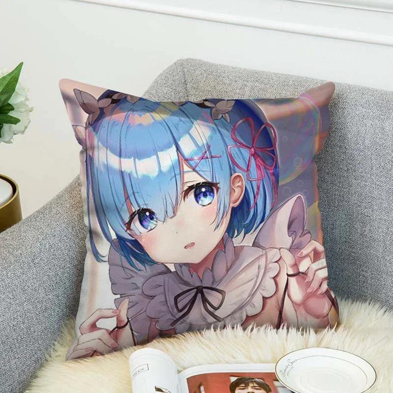 Pillowcases for Pillows Anime Pillow Cover 40x40 Pilow Cases Decorative Cushion Covers Pillowcase Cushions Home Decor Sofa