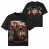 Polsko Viking Warrior Nordická vlajka Sekera Tričko 260 GSM | Oversized Sněhově prané