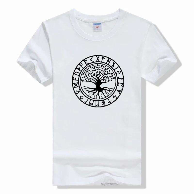 Vegvisir Futhark Runes Navigator Valhalla Odin celtic norse mythology Short Sleeve T Shirt for Crazy TShirt o-Neck print tee