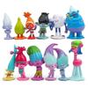 12 buc Jucării Trolls Mini Figurine de Acțiune Trolls Jucării Păpușă Trolls Toppere Tort Ornamente Decorațiuni