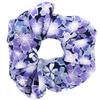 Komon Kobo Scrunchie Hair Small Hair Futago Wa Edo Komon Pattern 1002 Cherry Blossoms Accessory, Tie, Chirimen, Kyoto, KOMONO, (Dancing (Blue))