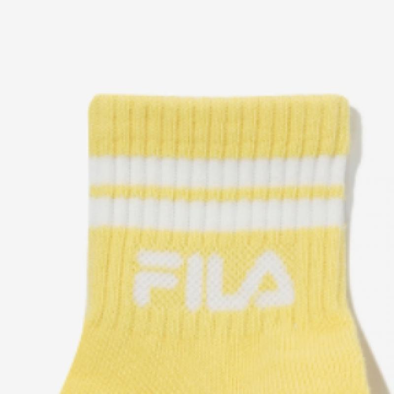 [fila Kids] Linear Logo Mid Thigh Socks  Fk3scf5330x Lye  q0zFk3scf5330xLye