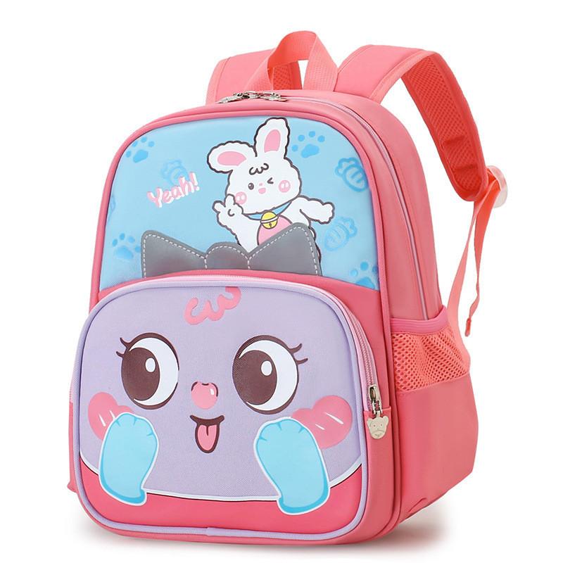 Adorable Lightweight Cartoon Animal Backpack For Kids School Breathable Nylon