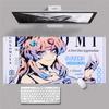 Anime poster Girl NonSlip Mouse Pad Large Mousepad HD Print Keyboard Pad Laptop Computer Desk Pad Locking Edge Mouse Mat Carpet