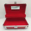 Aluminum Alloy Portable Cosmetic & Jewelry Case with Mirror