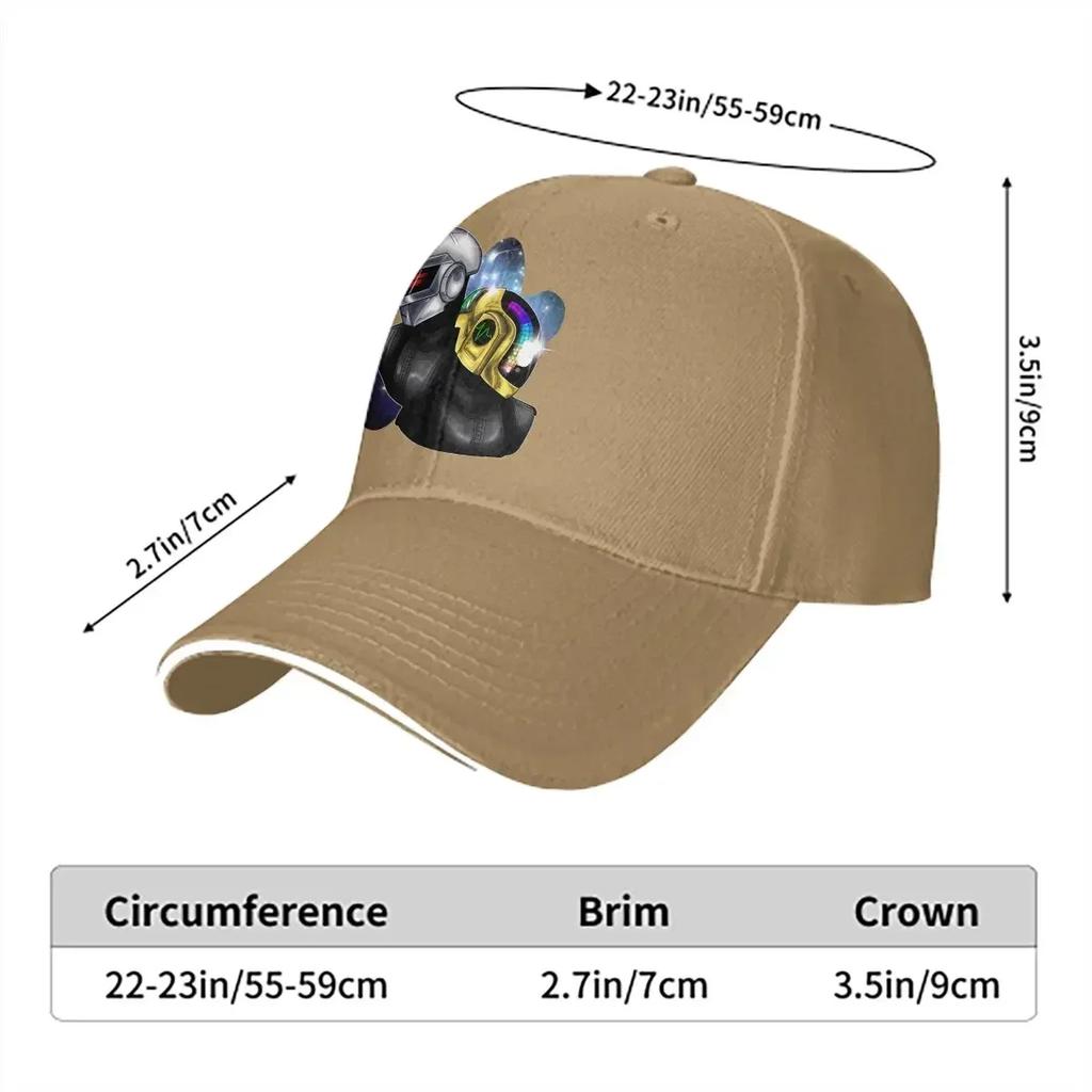 Pure Color Dad Hats Prime Time of Your Life Unisexs Hat Sun Visor Baseball Caps Daft Punk Peaked Cap