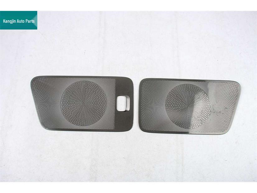 Dustproof Black Titanium Speaker Cover for Front Door Vent - Compatible with Ideal 25 I8 Stainless Steel Interior.