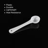 Uxcell 15-Piece Plastic Micro Spoons, 2g Measuring Scoops, Round and Flat Bottom Mini Spoons for Home Kitchen, Powder Measurement, and Baking