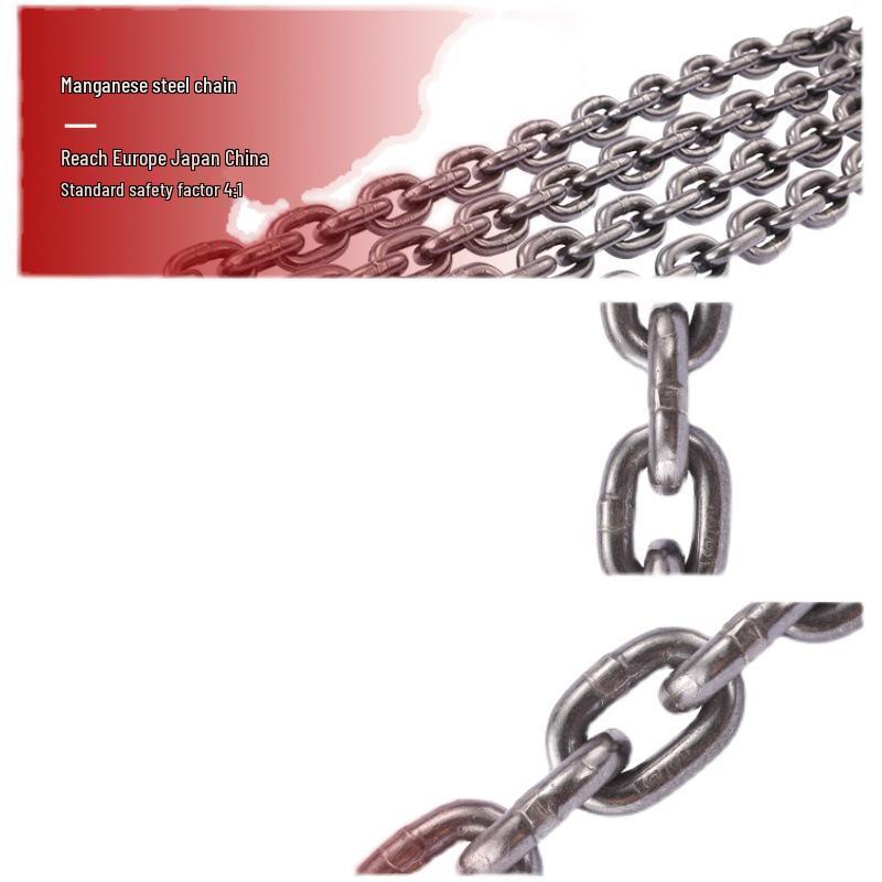 G80 Manganese Steel Lifting Chain for Hand Hoist, Bridge Use, National Standard, 1 Ton/2 Ton Capacity