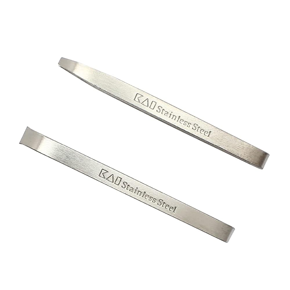 KAI Standard Selection Tweezers for Eyebrow Grooming Set HL0402 2(x 1)