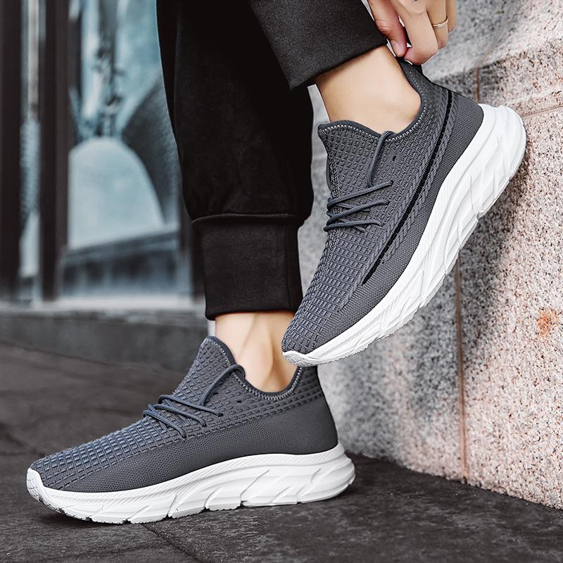 Adidași Bărbați Pantofi Sport Casual Confortabili Exterior Anti-alunecare Modă Plasă Talpă Groasă Respirabili Alergare Pantofi de Alergare Masculini