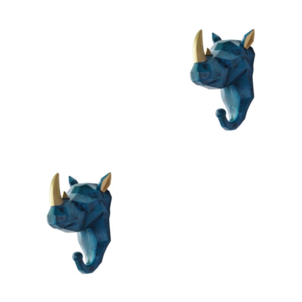 Unique And Functional Animal Head Coat Hook For Home Made Of Resin Animal Head Key Hook Animal Shape