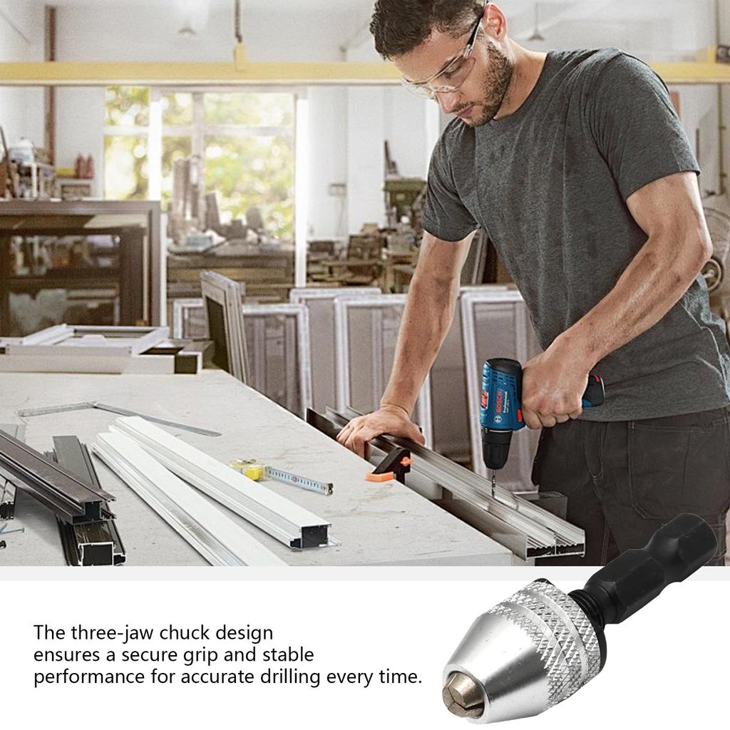 Impacting Drill Adapter Drill Bit Adapter for Impacting Driver Converters Keyless