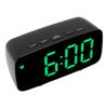 Adjustable Brightness Mirror Alarm Clock Large Display LED Electronic Clock  For Bedside