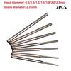 Power Tool-7Pcs 0.8-2.5mm Diameter Lapidary Diamond Coated Solid Bits Gems Drilling Needle