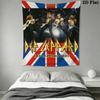 Def Leppard Live Stage Tapestry Background Cloth Fashion Print Christmas Gift Work Of Art Wall Decoration