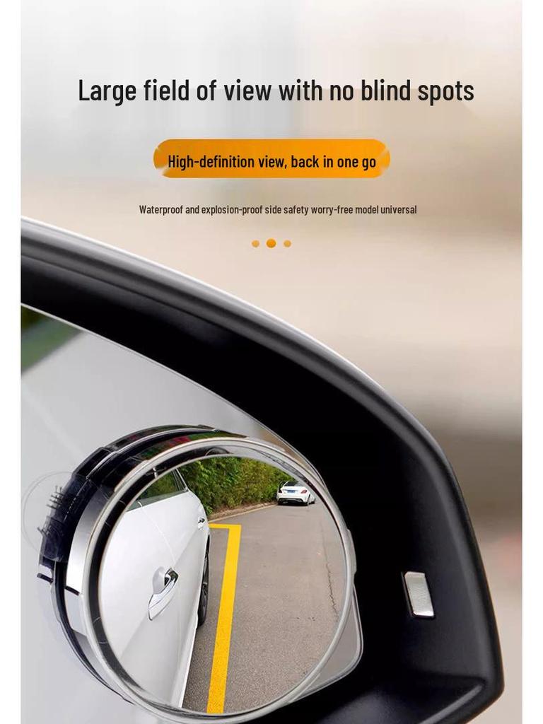 360° Verstellbarer Ultra-Klarer Totwinkelspiegel für Rückspiegel und Reifen-Rückwärtsfahren