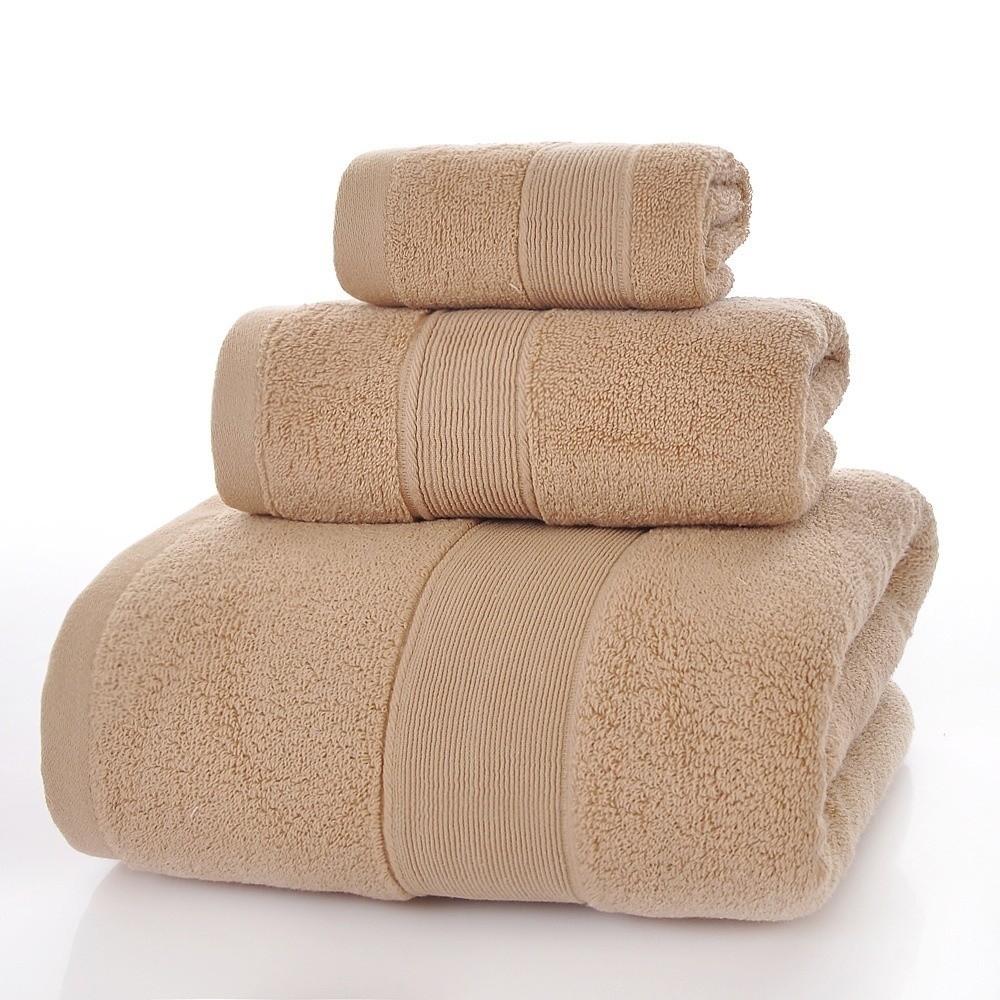 Comfortable Cotton Bath Towel Thickened Water Absorption Face Towel Soft Texture Quick Drying Hand Towel For Hotel Bathroom