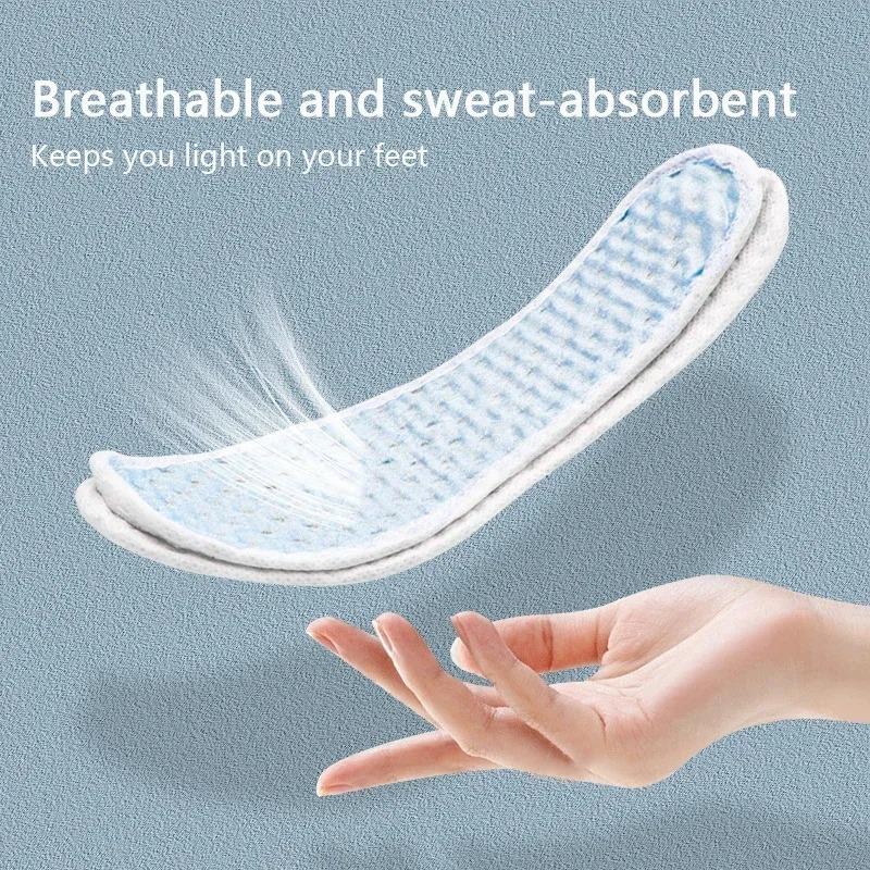 Mugwort deodorizing insoles Breathable and sweat absorbing soft sole sports insole Male and female antibacterial insoles