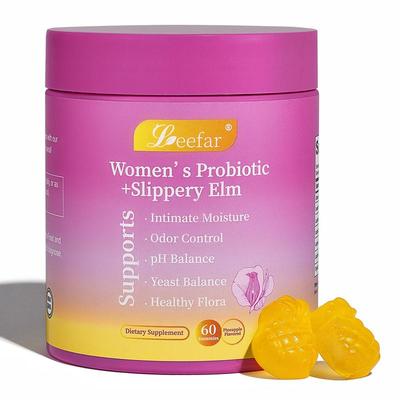 Her Juicy Balance Probiotic Gummies – The All-in-One Solution: Prebiotics + Targeted Lactobacillus Blend for Vaginal pH & Dryness Relief