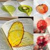 Funny Translucent Bookmark Simulation Fruit Fruit Bookmark New Acrylic Bookmark  Note Marker