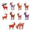 Acrylic Gift for Christmas 2D Goat Tree Ornament Zodiac Hanging Pendant with Gold String Year Indoor Accessories of The Ornament 2027 Chinese