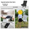 Portable High-Back U-Shaped Folding Moon Chair for Outdoor Leisure and Camping
