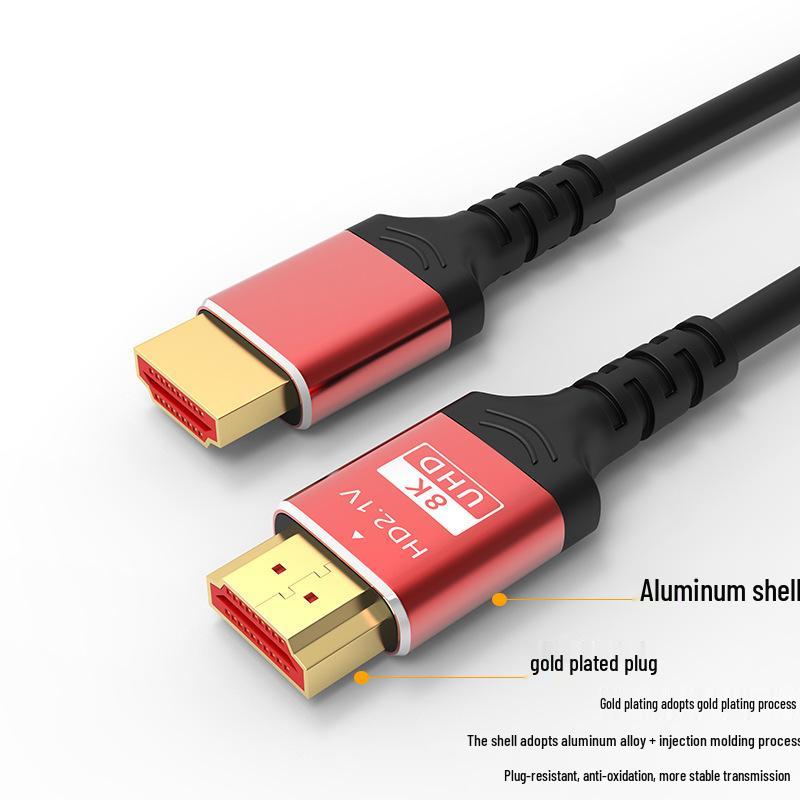 8K HDMI 2.1 Høyoppløselig videokabel for TV- og datamaskintilkoblinger