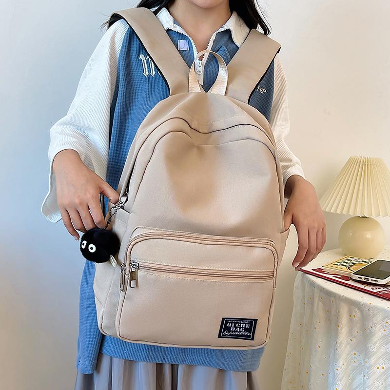 Stylish and simple female student backpack Mori Harajuku trendy ins Japanese casual large-capacity backpack men's new models