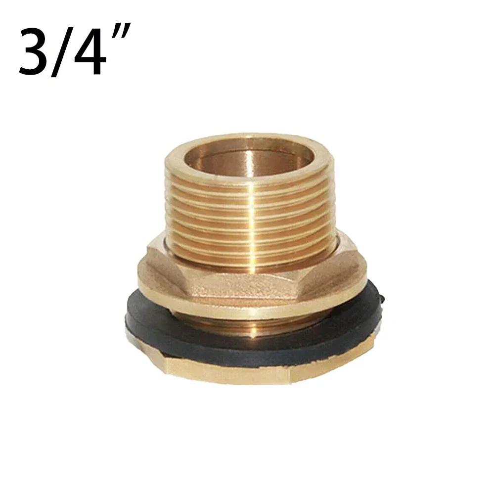 Heavy-Duty Click-Lock Brass Tap Connector - Perfect for Water Butts, Rain Barrels & Water Storage Tanks, Essential Watering Equi