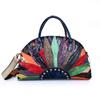 Bag Women'S Bag Retro Color Matching Women'S Bag Sheepskin Handbag Shell Bag Messenger Bag Women'S Bag