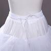 Women's 4 Layers A-Line Floor Length Wedding Ball Gown Petticoat Underskirt Crinoline White Wedding Dress Petticoat