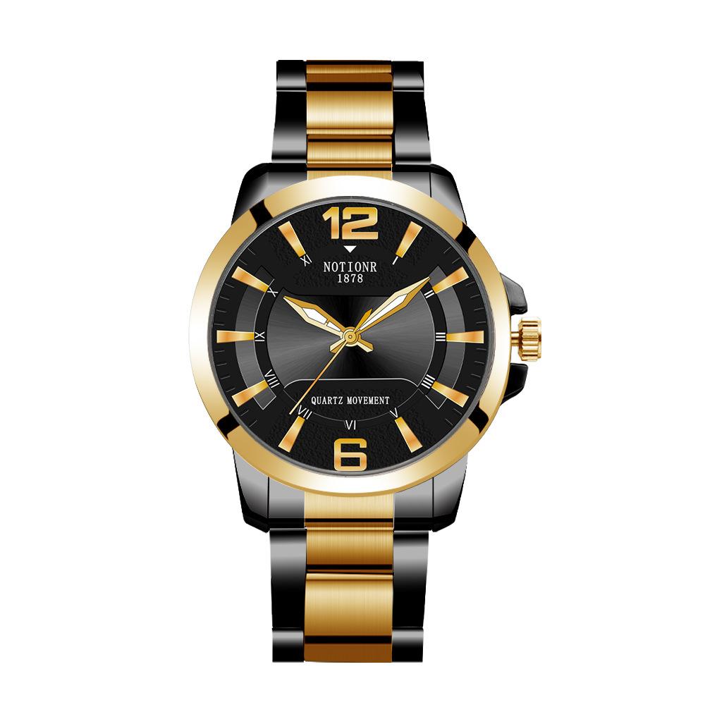 Conceptor Personality Men S Steel Belt Watch Trend Waterproof Calendar Luminous Quartz Watch