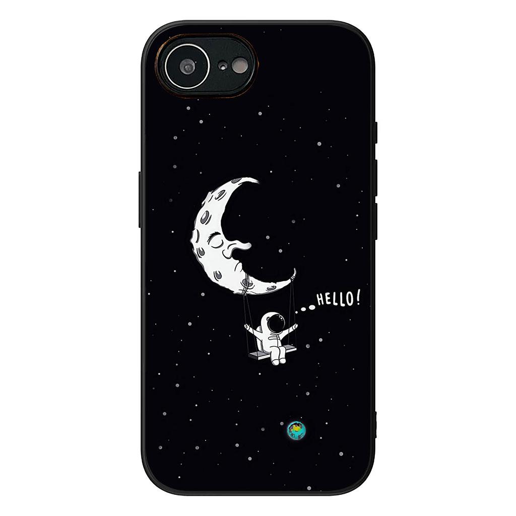 Astronaut Moon Stars Sky Phone Cover for Samsung Galaxy A36 A17 A26 A07 A35 A54 A53 A13 A33 A34 S8 S9 S20 S21 FE S10 Plus Case
