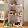 Portable Resin Accessories Showcase Decorative Stand Sofa Shape for Jewelry Display and Collectible Figurine Arrangement