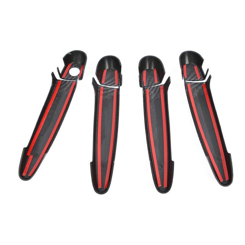 8Pcs Car Exterior Door Handle Cover Trims Carbon Fiber Style Auto Accessories for BMW E87 E90 E91 E92 E93 F30 X1 X2 X3 X4 X5 X6