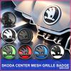 1Pcs Front Hood & Rear Trunk Tailgate Car Emblem Badge Sticker For Fabia Octavia Karoq Kodiaq Kamiq Superb Rapid Citigo Scale